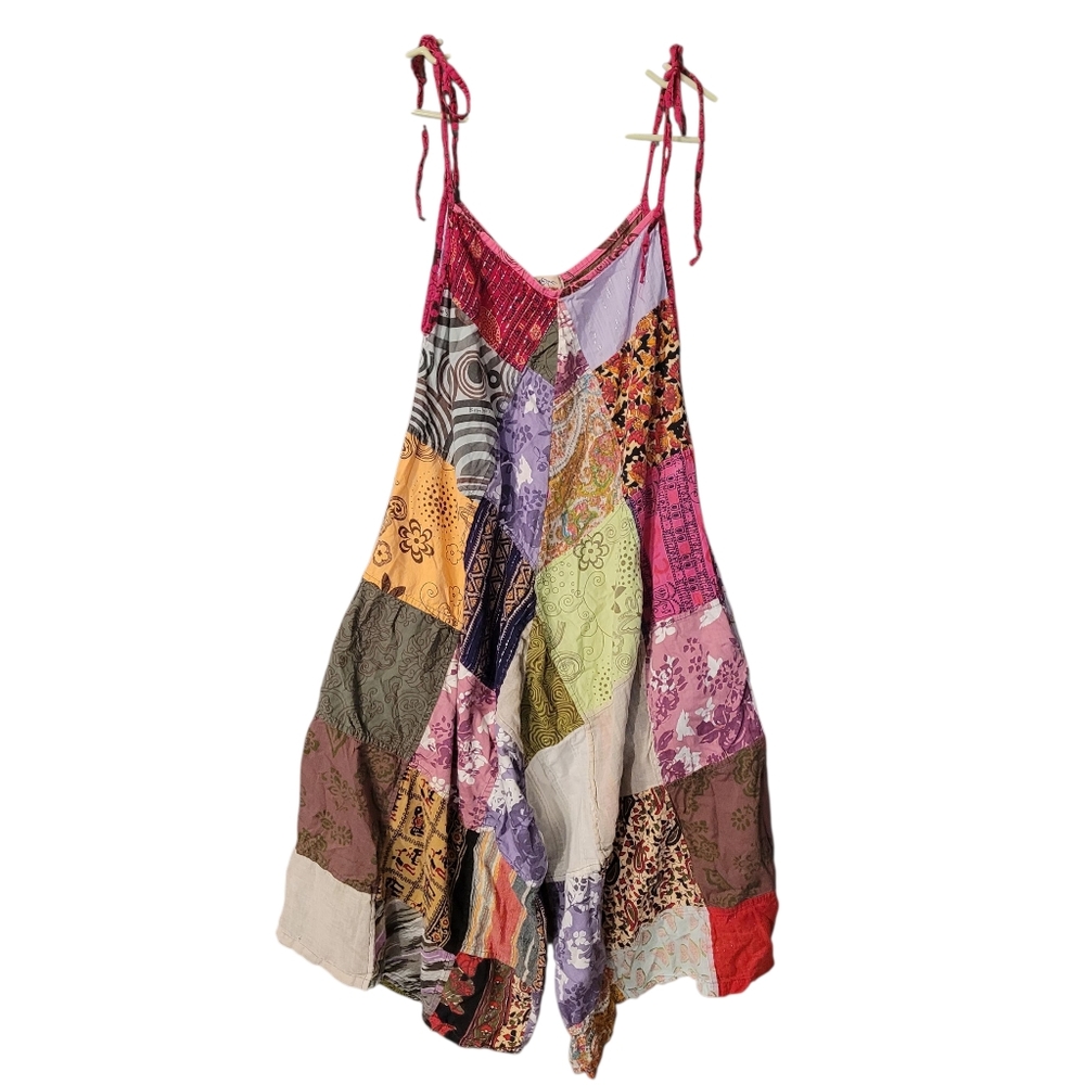 Like International Boho Patchwork Romper - M. O53 - image 8